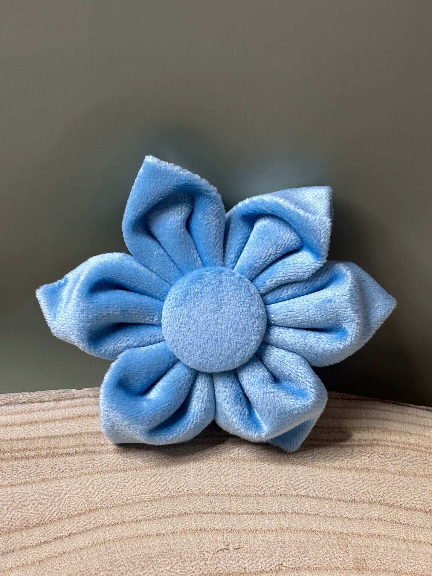 Baby Blue Velvet Flower