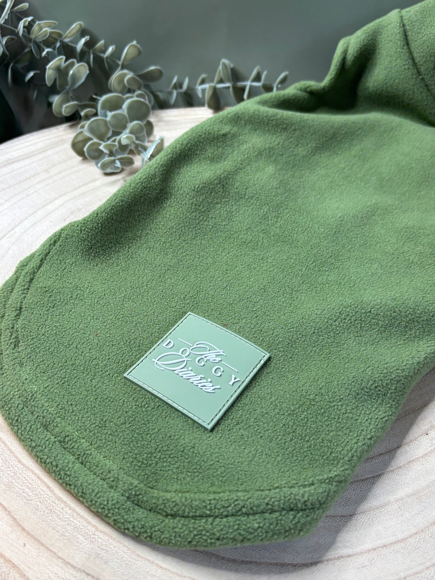 Olive Dachshund Fleece