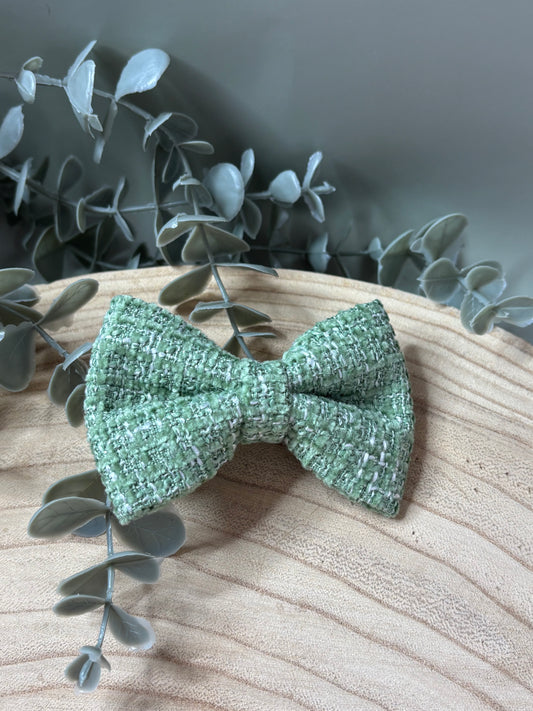 Tweed Sage Bow
