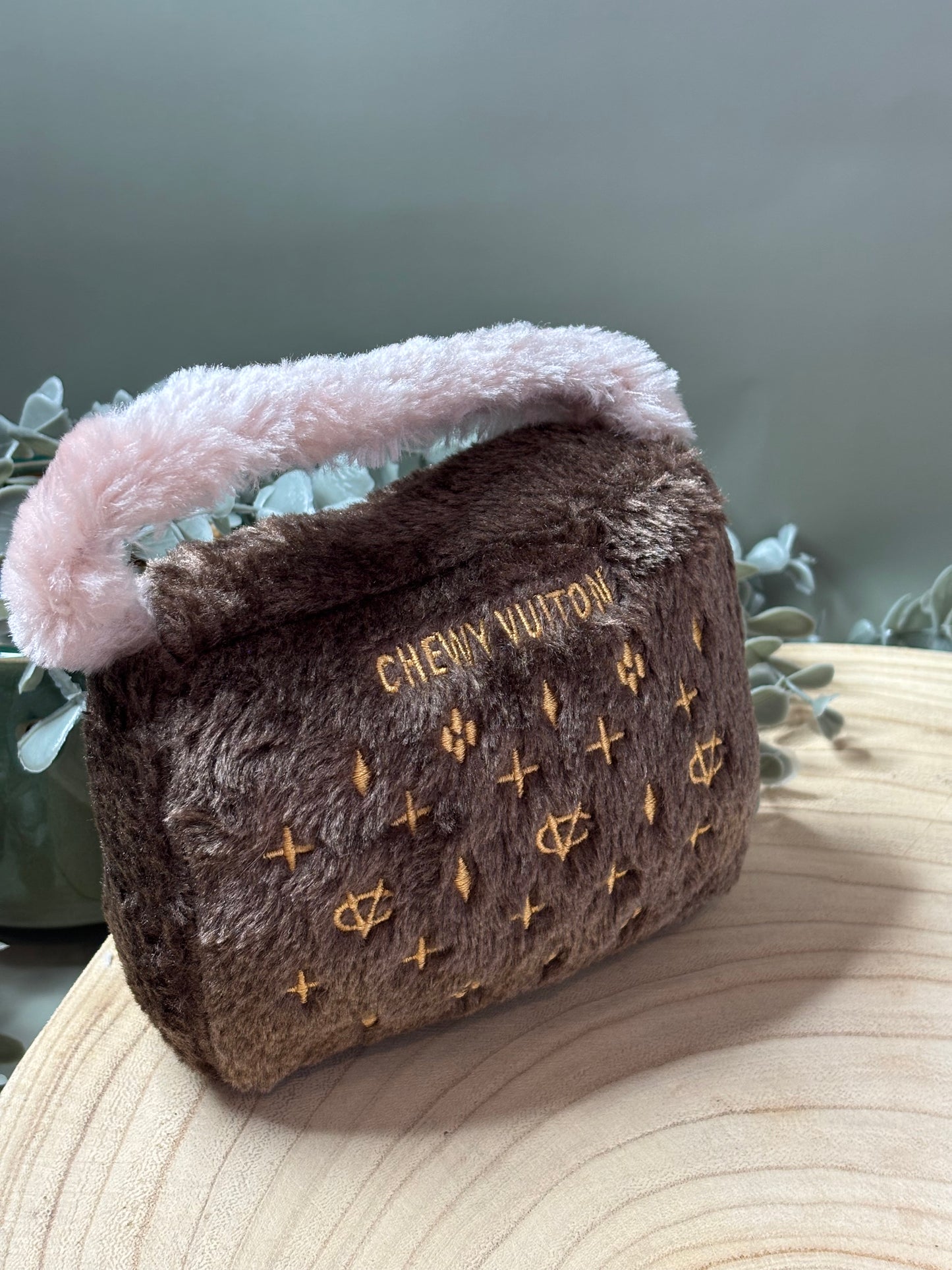 Chewy Vuitton Handbag Toy