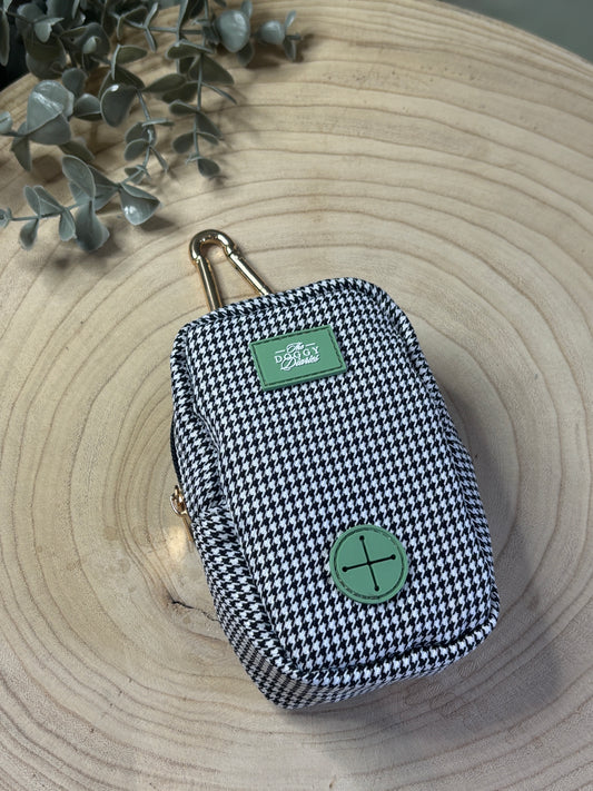 Large Houndstooth Treat Pouch & Dispenser