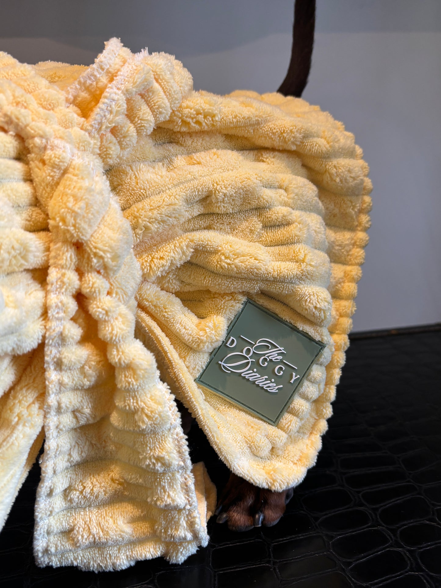 The Beach Club Drying Dog Robe - Yellow