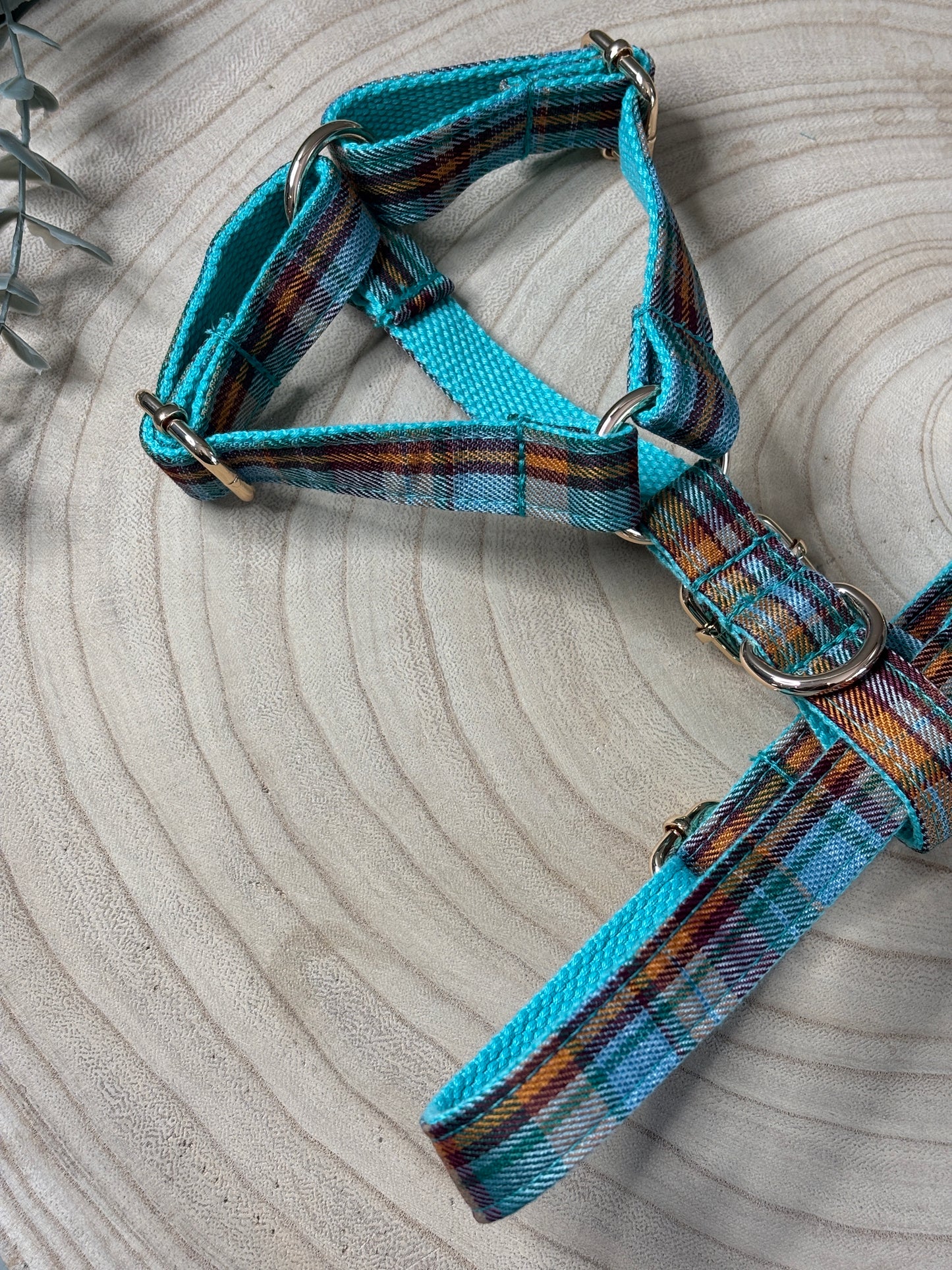Bright Plaid Adjustable Harness