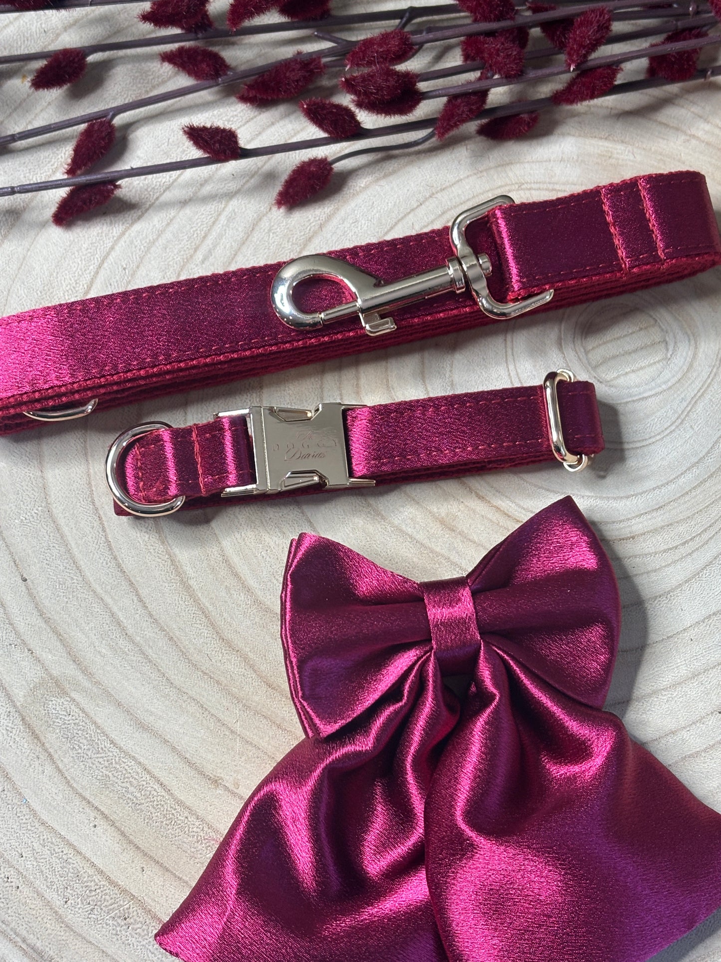 Red Berry Satin Lead